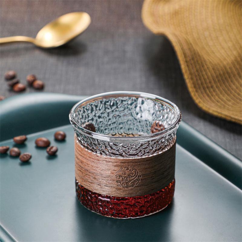 Japanese Style Small Capacity 140ml Anti-scalding Walnut Holder Glass Coffee Mug Kungfu Tea Set Tea Cup Taste Teacup Drinkware 140ml
Japanese Style Small Capacity 140ml Anti-scalding Walnut Holder Glass Coffee Mug Kungfu Tea Set Tea Cup Taste Teacup Drinkware 140ml