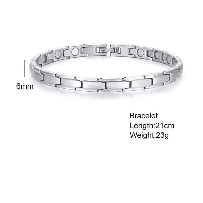 Vinterly Silver-color Anklet Chain Link Stylish Stainless Steel Women Health Energy Magneitc Bracelets Women Jewelry Waterproof
Vinterly Silver-color Anklet Chain Link Stylish Stainless Steel Women Health Energy Magneitc Bracelets Women Jewelry Waterproof