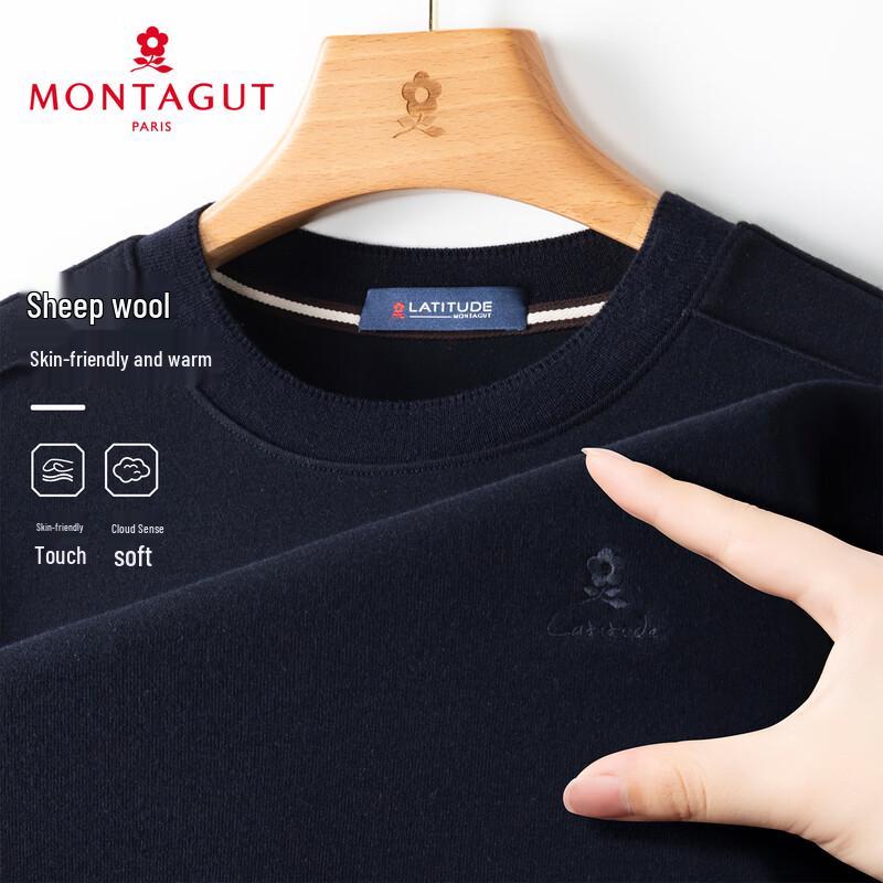 MONTAGUT Men s Sheep Wool Blend Crew Neck Sweatshirt
MONTAGUT Men s Sheep Wool Blend Crew Neck Sweatshirt