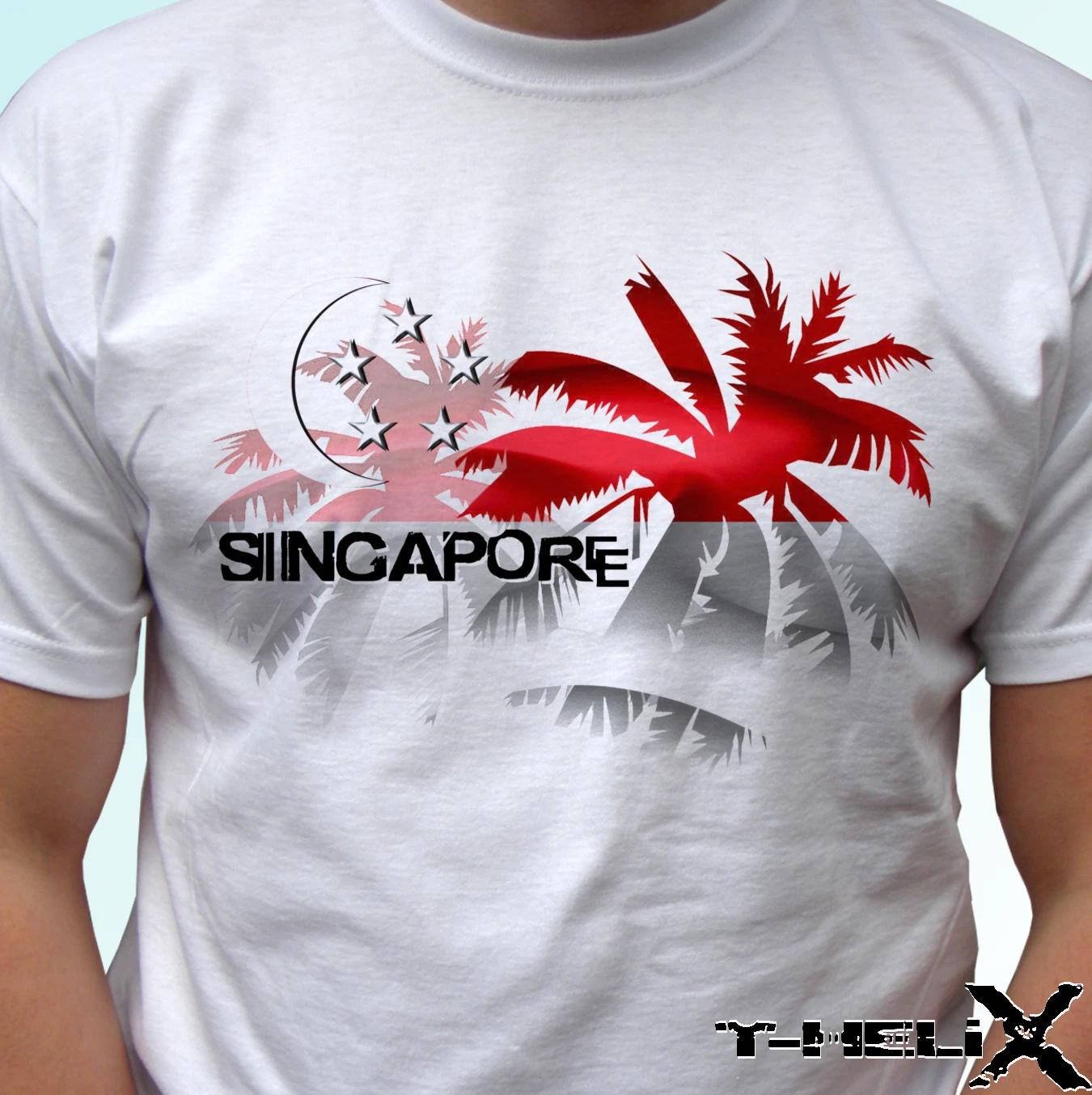 Singapore palm flag - white kids boys T-Shirt top tee - s s kids & baby sizes 100
Singapore palm flag - white kids boys T-Shirt top tee - s s kids & baby sizes 100