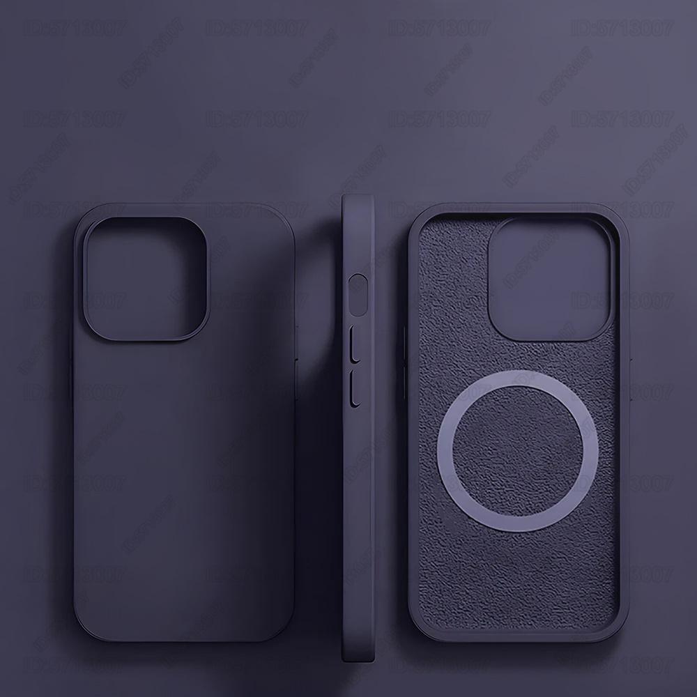Magnetic Liquid Silicone Shockproof Case For 16 15 14 13 12 11 Pro Max 16 Plus For Magsafe Wireless Charge Cover For iPhone 16 Pro темно-фіолетовий колір
Magnetic Liquid Silicone Shockproof Case For 16 15 14 13 12 11 Pro Max 16 Plus For Magsafe Wireless Charge Cover For iPhone 16 Pro темно-фіолетовий колір