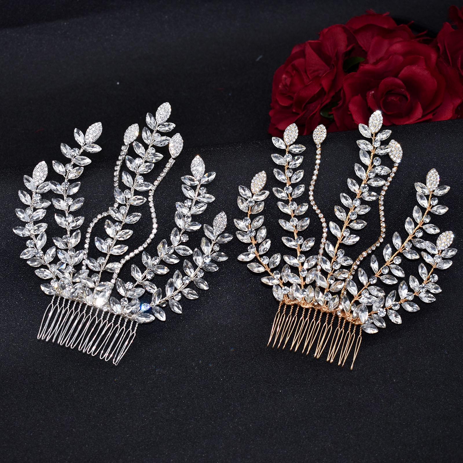 Bendable Leaf Bridal Hair Comb with Rhinestones - Handmade Updo Side Accessory серебряный
Bendable Leaf Bridal Hair Comb with Rhinestones - Handmade Updo Side Accessory серебряный