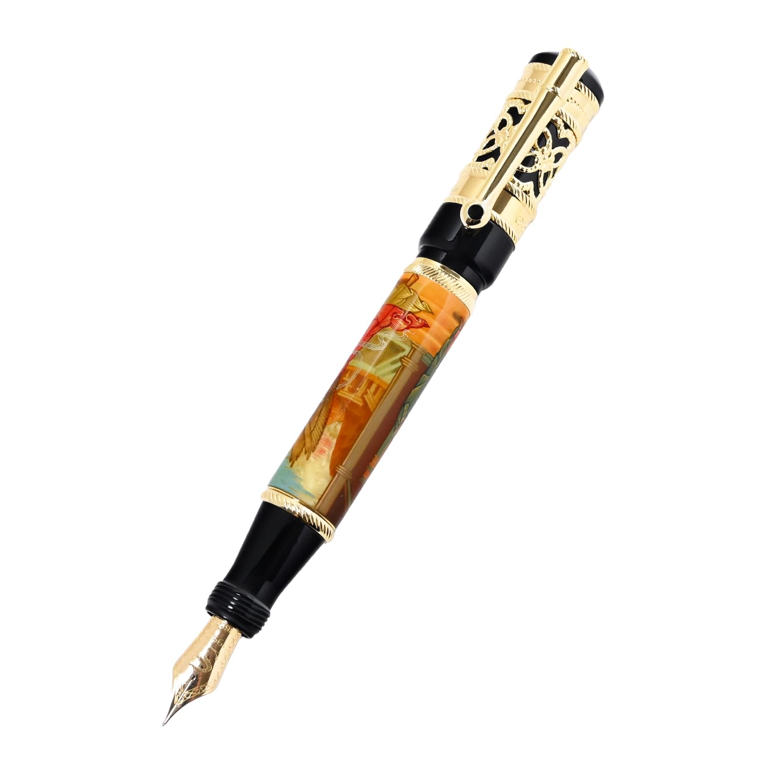 SANTINI SANTINI Fountain Pen Leonardo da Vinci Black x Gold x Multicolor XF EF World Limited 88 pieces Writing Instrument Luxury MADE IN ITALY Santini
SANTINI SANTINI Fountain Pen Leonardo da Vinci Black x Gold x Multicolor XF EF World Limited 88 pieces Writing Instrument Luxury MADE IN ITALY Santini