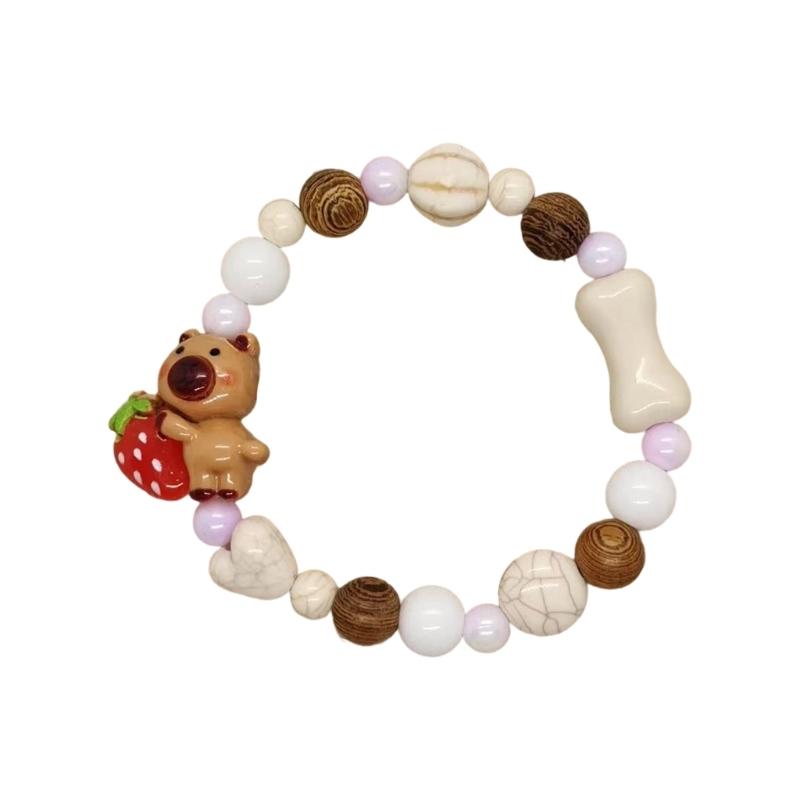 Quirky Brown Bear Ceramic Link Bracelet Latest Fashion Accessory For Students Adults Comfortable Lightweight Gift
Quirky Brown Bear Ceramic Link Bracelet Latest Fashion Accessory For Students Adults Comfortable Lightweight Gift