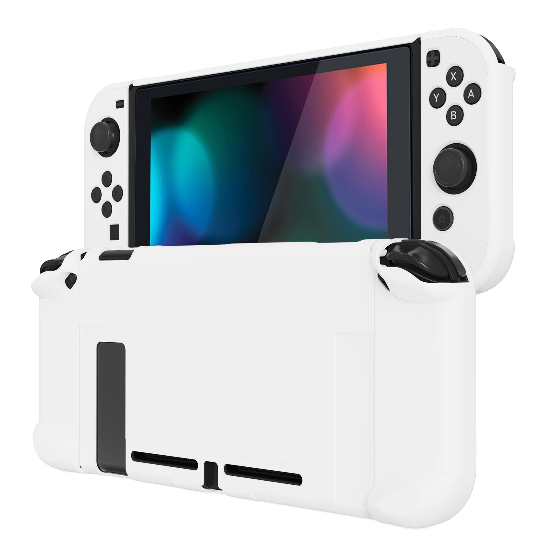 Back Cover Compatible with eXtremeRate PlayVital Switch Protective Case for NS Joycon Handheld with Split Design Protective Case Compatible with білий
Back Cover Compatible with eXtremeRate PlayVital Switch Protective Case for NS Joycon Handheld with Split Design Protective Case Compatible with білий