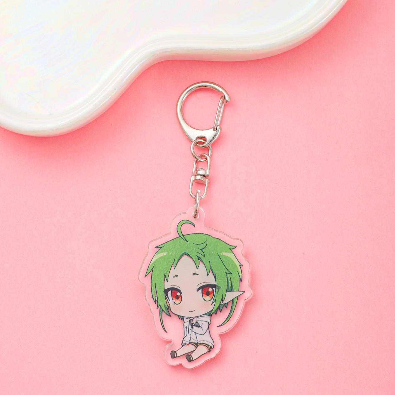 1/11Pcs Anime Figures Mushoku Tensei Acrylic Car Keychain Cute Backpack Pendant Bag Charms Accessories Decoration Holiday Gifts 5cm
1/11Pcs Anime Figures Mushoku Tensei Acrylic Car Keychain Cute Backpack Pendant Bag Charms Accessories Decoration Holiday Gifts 5cm