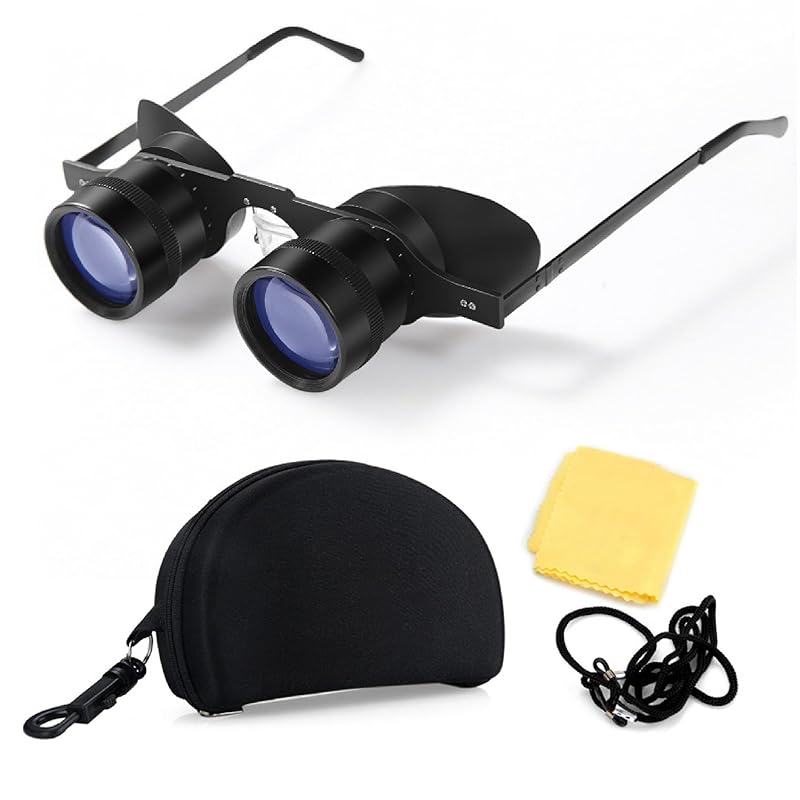 Felimoa glasses type binoculars opera glasses 10 times Eye width adjustable fishing
Felimoa glasses type binoculars opera glasses 10 times Eye width adjustable fishing