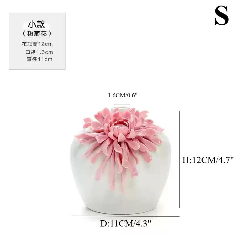 Ceramics Flower Vase Handmade Craftsmanship High Quality Desk Jarrones Vase Pink Decoration Home Girl Aesthetic Room Decor
Ceramics Flower Vase Handmade Craftsmanship High Quality Desk Jarrones Vase Pink Decoration Home Girl Aesthetic Room Decor