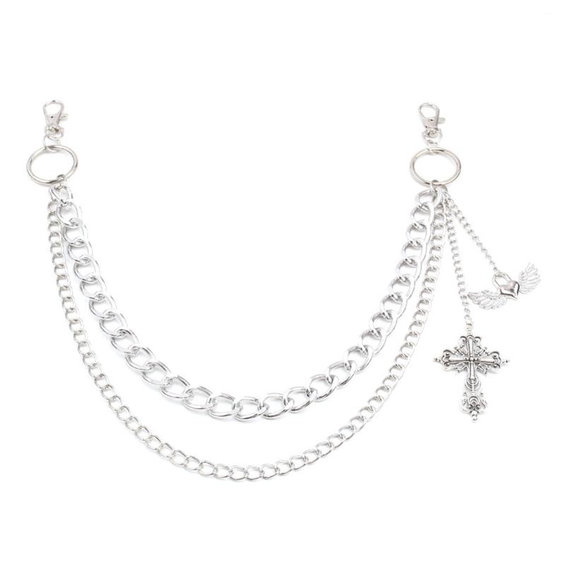 Metallic Crossed Pendant Waist Chain Lustrous Pants Chain Multilayered Bag Chain for Teens Adult Daily Wear Waist Decors 1 срібний
Metallic Crossed Pendant Waist Chain Lustrous Pants Chain Multilayered Bag Chain for Teens Adult Daily Wear Waist Decors 1 срібний