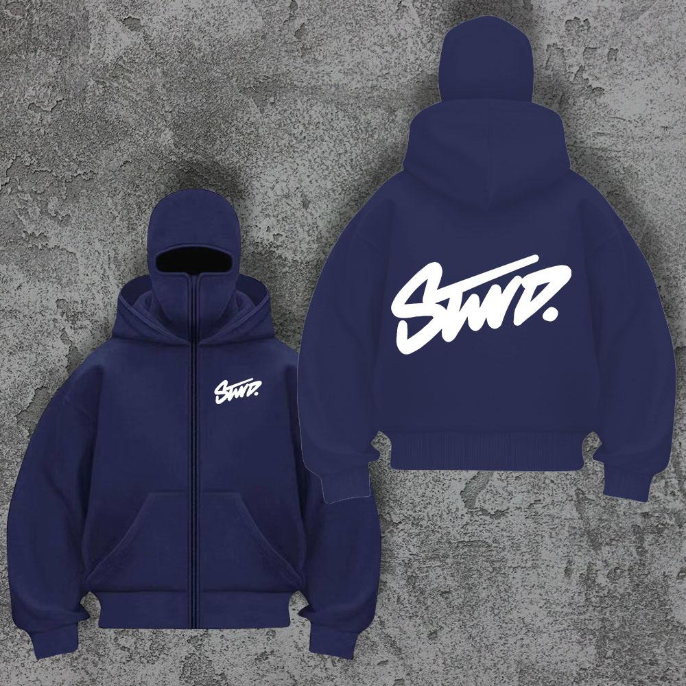 Американська повсякденна спортивна куртка в стилі Y2K з капюшоном-маскою з подвійним капюшоном, вуличний світшот на блискавці з принтом літер XL
Американська повсякденна спортивна куртка в стилі Y2K з капюшоном-маскою з подвійним капюшоном, вуличний світшот на блискавці з принтом літер XL