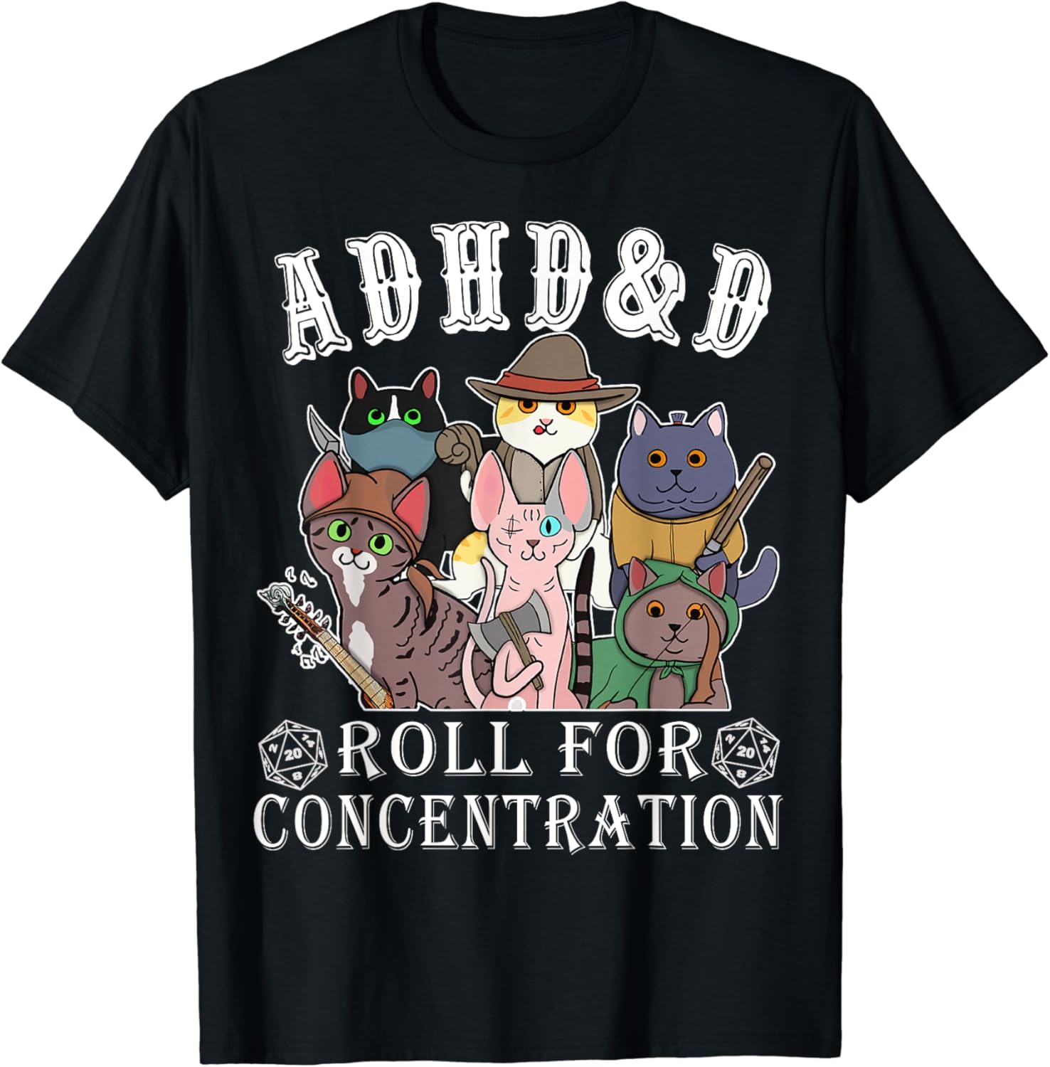 Women Clothing Cats RPG Gamer Roll for Concentration D20 Dice Men High Quality Cotton TShirt Streetwear Tops Tee 4XL
Women Clothing Cats RPG Gamer Roll for Concentration D20 Dice Men High Quality Cotton TShirt Streetwear Tops Tee 4XL