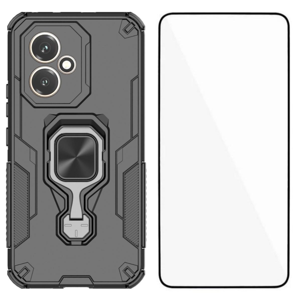 Для Honor 400 5G (Глобальный) Чехол для телефона WANLONFENG PC TPU Задняя крышка Подставка с закаленным стеклом Black
Для Honor 400 5G (Глобальный) Чехол для телефона WANLONFENG PC TPU Задняя крышка Подставка с закаленным стеклом Black