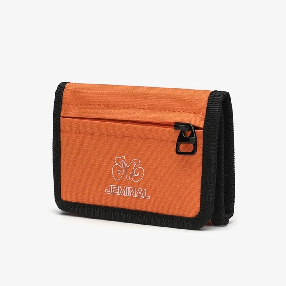 Casual Zipper Trifold Wallet Canvas Slim Travel Coin Purse Wear-resistant Ultralight Students ID Card Holder for Men Women помаранчевий
Casual Zipper Trifold Wallet Canvas Slim Travel Coin Purse Wear-resistant Ultralight Students ID Card Holder for Men Women помаранчевий
