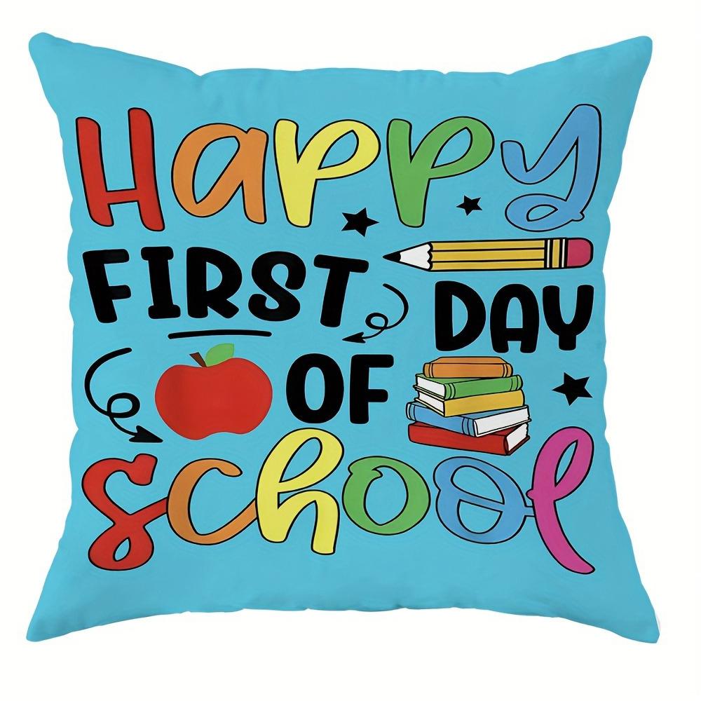 Playful Back - to - School Themed PillowcasesLiving room sofa cushion cover, soft and comfortable, bedroom room decoration 16x16in 40x40cm
Playful Back - to - School Themed PillowcasesLiving room sofa cushion cover, soft and comfortable, bedroom room decoration 16x16in 40x40cm