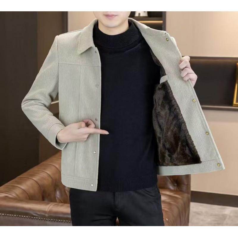 Men s Casual Solid Color Velvet Jacket – Slim Fit, Trendy Korean Style for Spring and Autumn 2XL світло-сірий колір
Men s Casual Solid Color Velvet Jacket – Slim Fit, Trendy Korean Style for Spring and Autumn 2XL світло-сірий колір