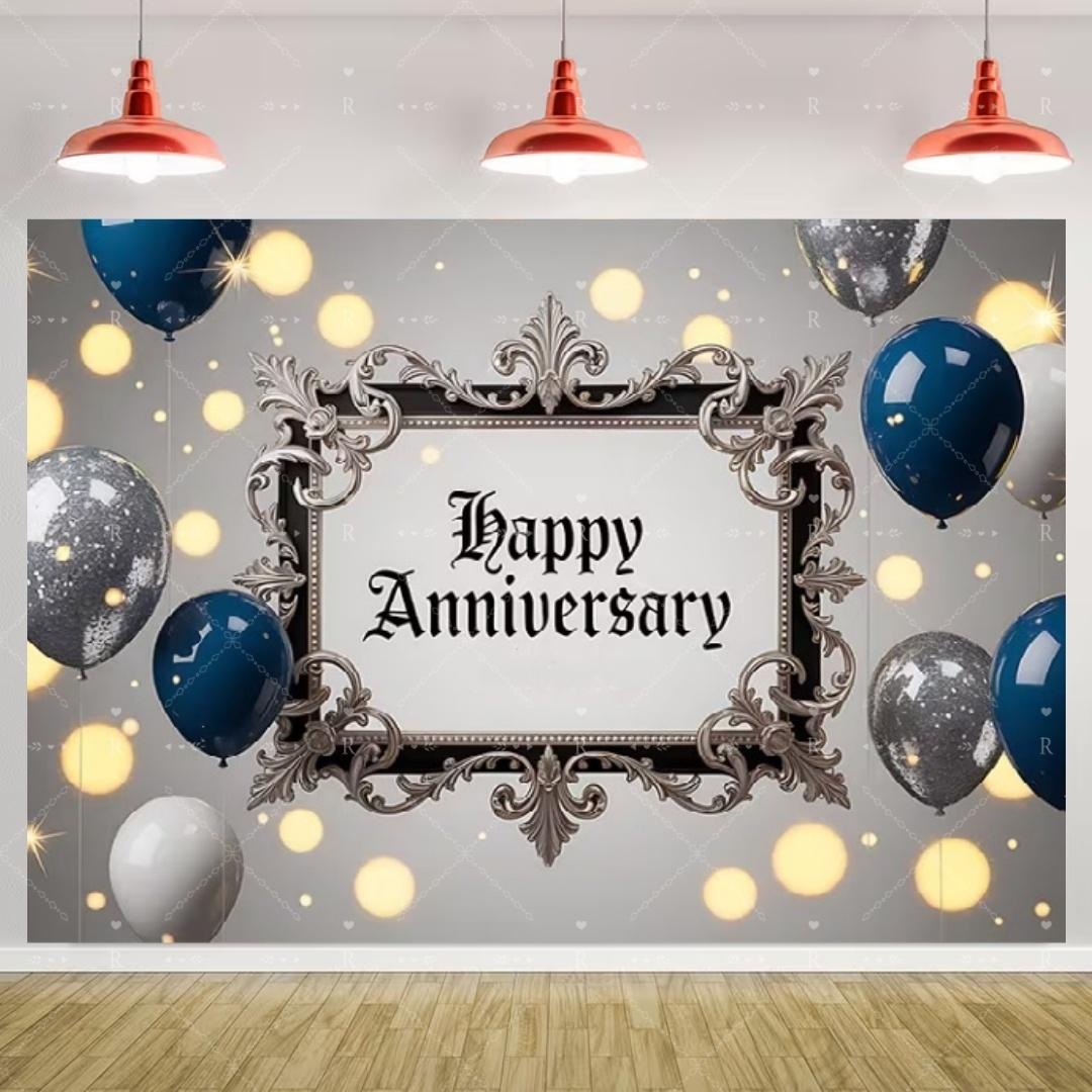 Happy Anniversary Theme Background Marriage Couple Friendship Anniversary Party Decoration Supplies Pink Gold Balloon Banner 120X90CM
Happy Anniversary Theme Background Marriage Couple Friendship Anniversary Party Decoration Supplies Pink Gold Balloon Banner 120X90CM