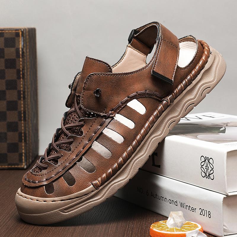 Sandals men s outer wear summer fashion new non-slip outdoor Korean version Velcro flat beach sandals 48
Sandals men s outer wear summer fashion new non-slip outdoor Korean version Velcro flat beach sandals 48