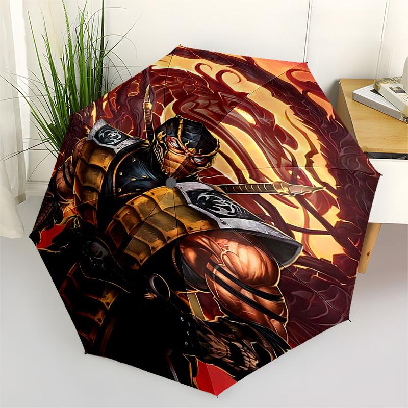 1pc Skull Warrior with Twin Swords: Auto-Open Umbrella, Portable 3-Fold Design, 8-Bone Iron Frame Outdoor Umbrella, Perfect Gift for Fans, Travelers,
1pc Skull Warrior with Twin Swords: Auto-Open Umbrella, Portable 3-Fold Design, 8-Bone Iron Frame Outdoor Umbrella, Perfect Gift for Fans, Travelers,
