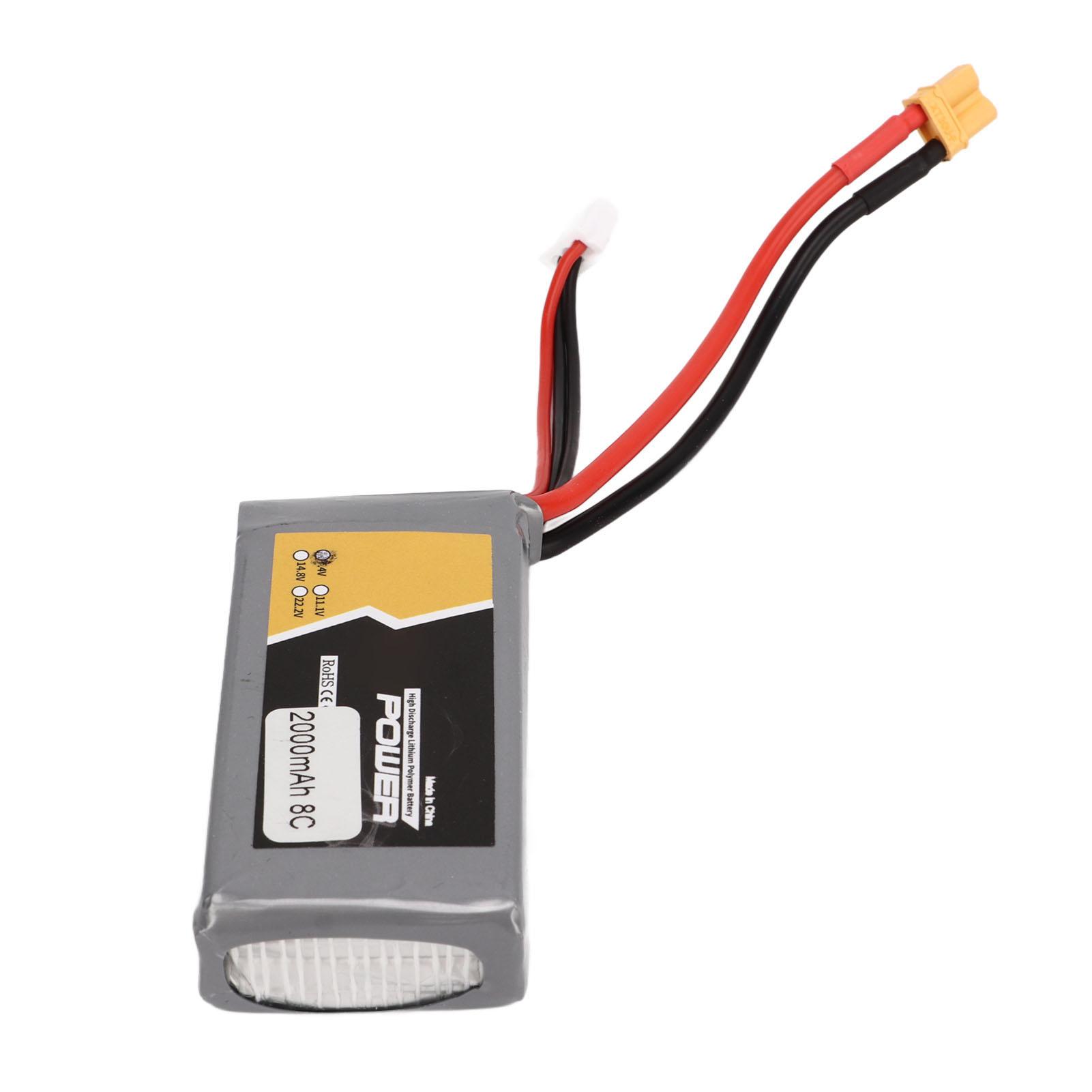 7.4V 2000MAH Lithium Battery 8C High Power Conversion RC Spare Parts for Jumper T16 Remote Control Power
7.4V 2000MAH Lithium Battery 8C High Power Conversion RC Spare Parts for Jumper T16 Remote Control Power