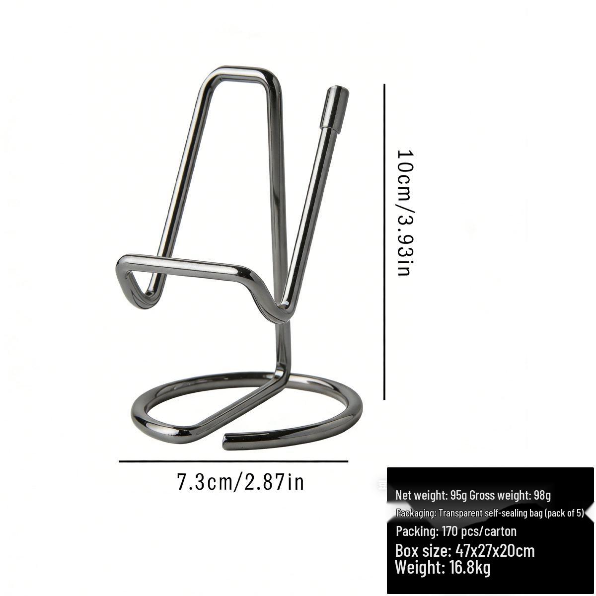 Portable Metal Phone & Tablet Stand for Desk and Bed 11x7.3x7.3 cm / 95 g
Portable Metal Phone & Tablet Stand for Desk and Bed 11x7.3x7.3 cm / 95 g