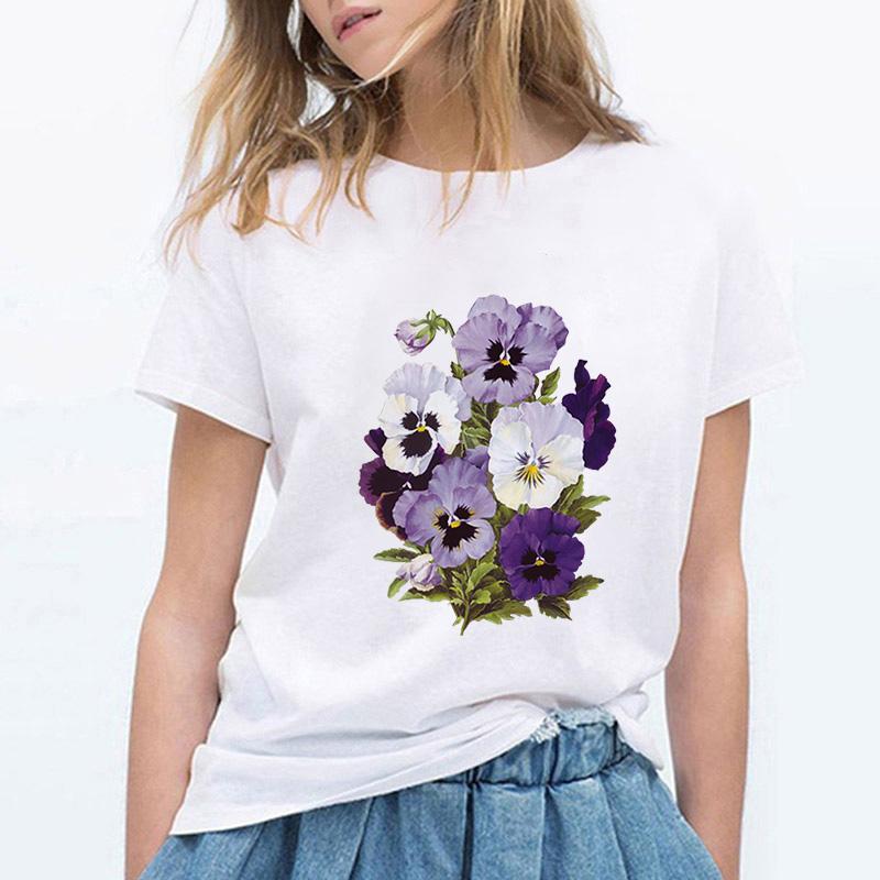 T-Shirts For Women 2025 Aesthetic Flower Graphic Tshirt Fashion Top Female Tees Casual Short Sleeve T-Shirt Femme S білий
T-Shirts For Women 2025 Aesthetic Flower Graphic Tshirt Fashion Top Female Tees Casual Short Sleeve T-Shirt Femme S білий