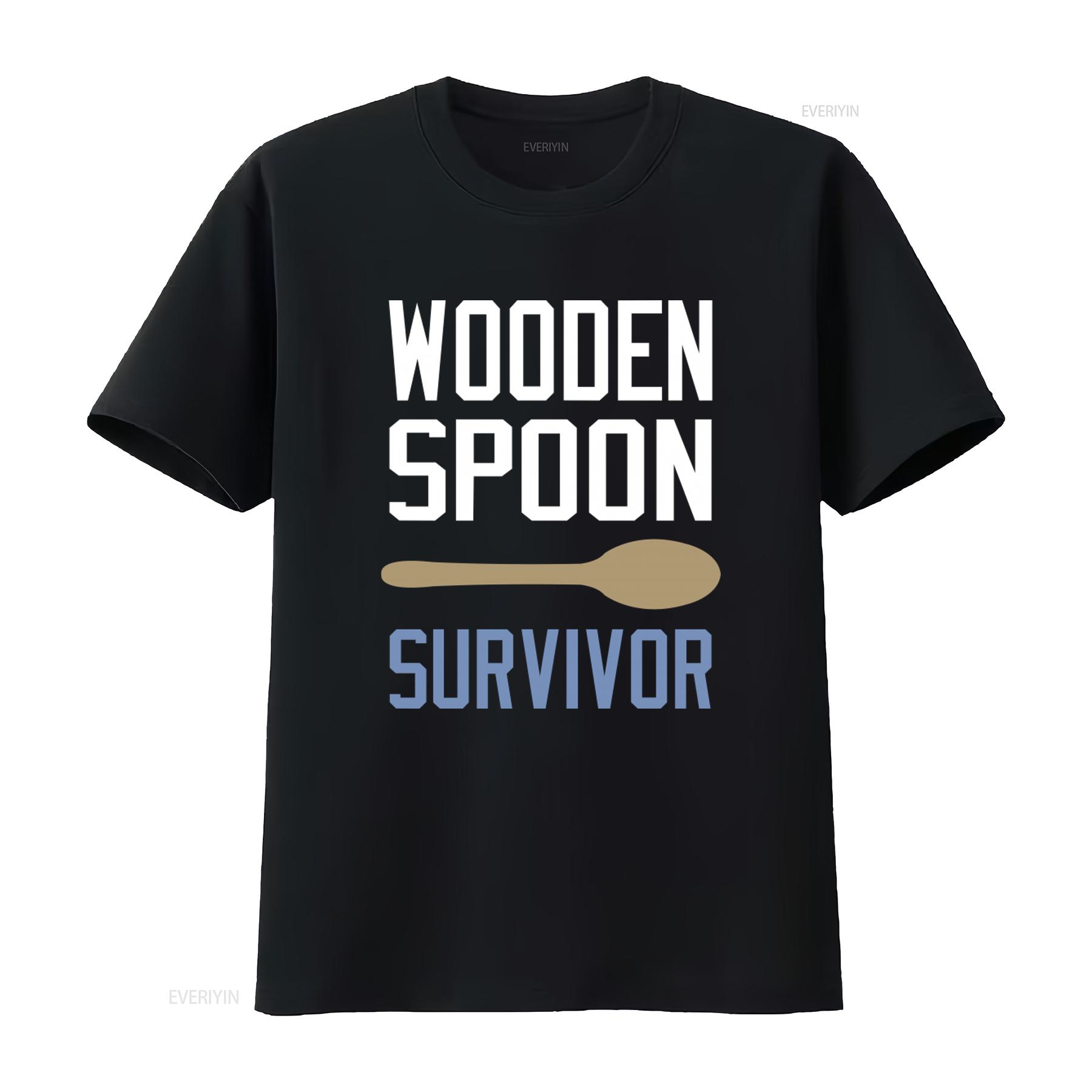 Wooden Spoon Survivor Print T Shirt for Casual Fashion vintage Washed Top For Everyday Wear designer clothes Breathable homme 4XL
Wooden Spoon Survivor Print T Shirt for Casual Fashion vintage Washed Top For Everyday Wear designer clothes Breathable homme 4XL
