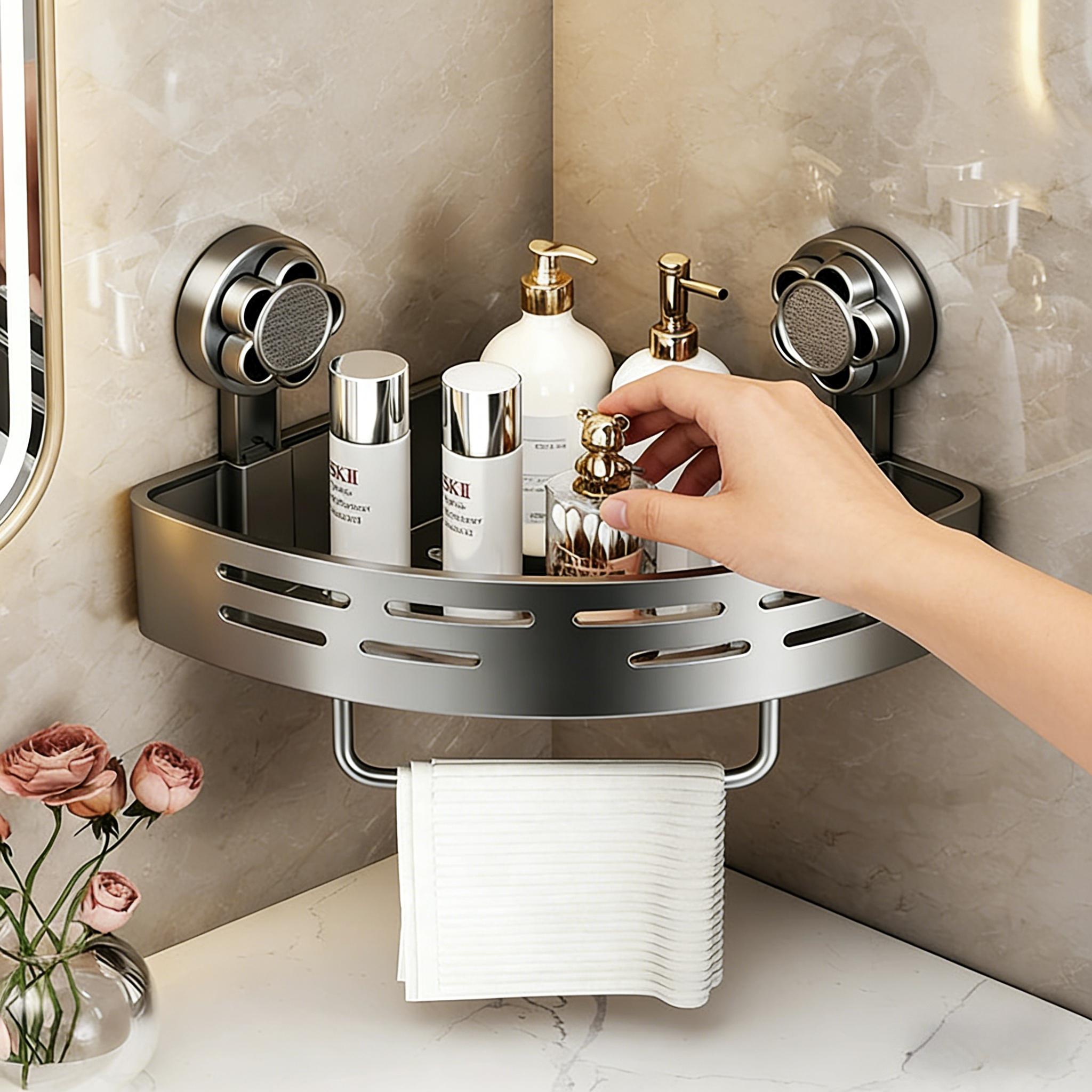 1 Bathroom Corner Shelf, No Drilling Required, Adhesive Shampoo Rack, Neatly Organizes Bath Products, Bathroom Shelf,Bathroom Storage and Organization
1 Bathroom Corner Shelf, No Drilling Required, Adhesive Shampoo Rack, Neatly Organizes Bath Products, Bathroom Shelf,Bathroom Storage and Organization