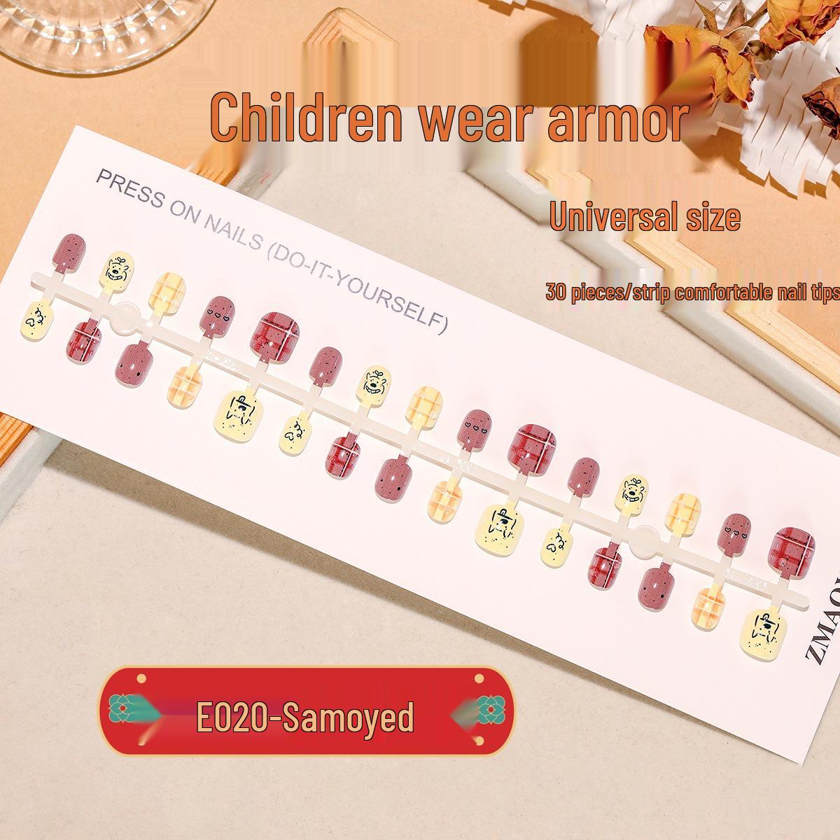 Samoyed Cute 3D Nail Stickers for Kids - Little Girl Student Wearable Nails, One Size
Samoyed Cute 3D Nail Stickers for Kids - Little Girl Student Wearable Nails, One Size