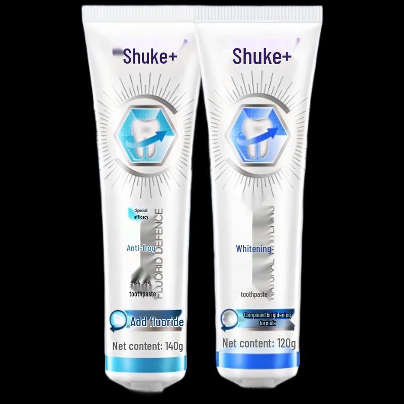 Shuke Whitening Anti-Cavity Toothpaste Set
Shuke Whitening Anti-Cavity Toothpaste Set