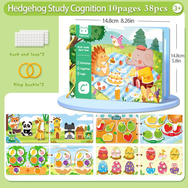 Развивающая книжка для малышей: Карточки на липучках для раннего развития и детского сада
Развивающая книжка для малышей: Карточки на липучках для раннего развития и детского сада