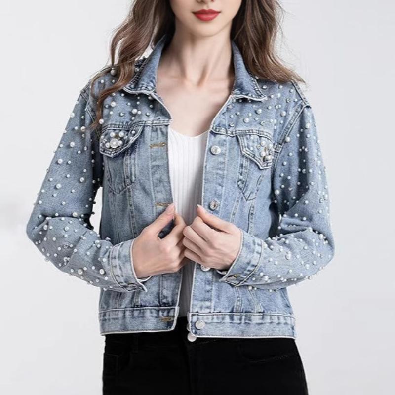 Fashionable Women s Slim Fit Diamond Embellished Denim Jacket Style Heavy Embroidery Outerwear XXXXXL білий
Fashionable Women s Slim Fit Diamond Embellished Denim Jacket Style Heavy Embroidery Outerwear XXXXXL білий