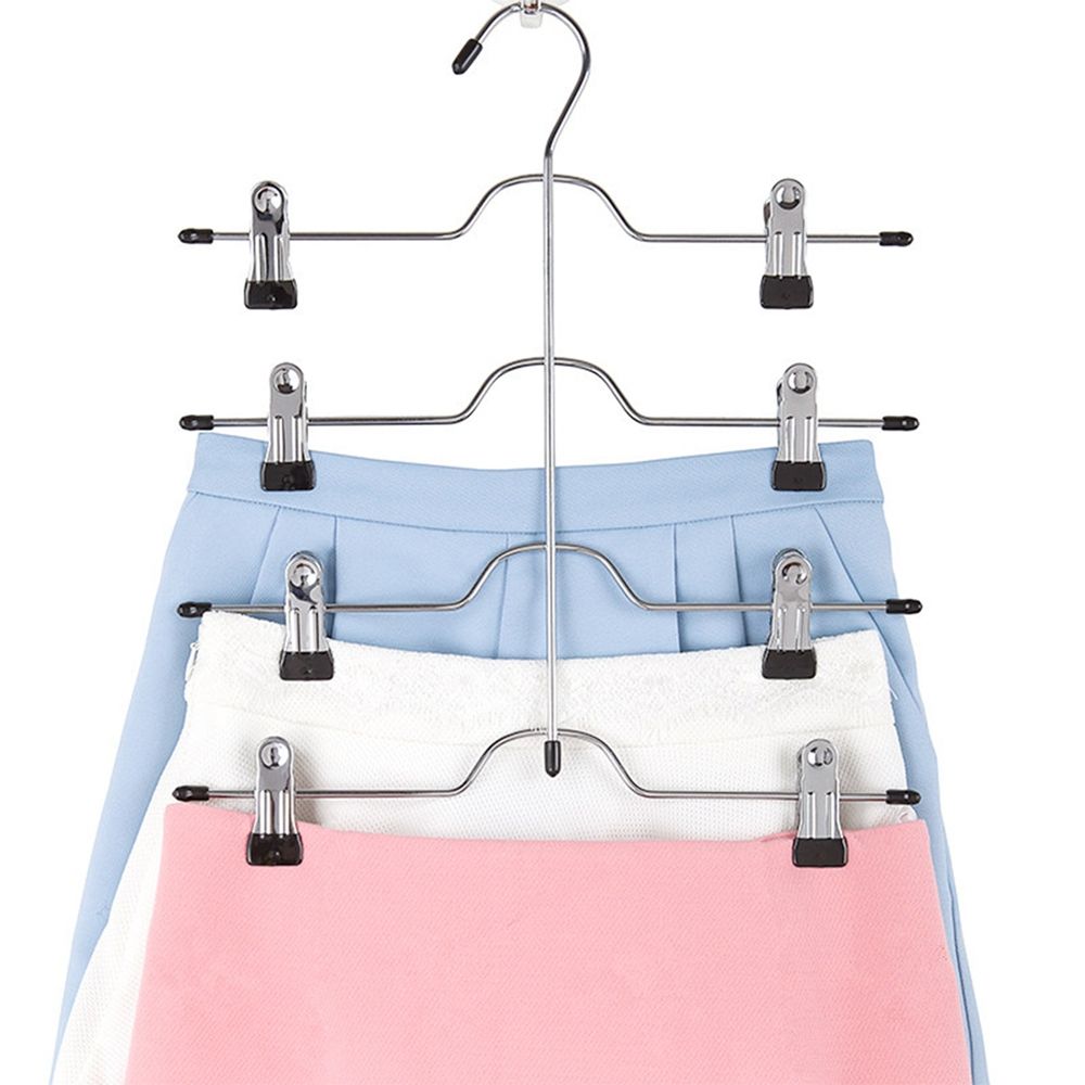Multifunctional Stainless Steel Clothes Pants Skirt Space Saving Holder Racks Hangers Trousers Clip 32.5cm*36cm
Multifunctional Stainless Steel Clothes Pants Skirt Space Saving Holder Racks Hangers Trousers Clip 32.5cm*36cm