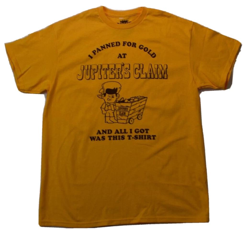Nope Movie Mens Jupiter s Claim I Panned For Gold And All I Got Shirt New 2XL 3XL
Nope Movie Mens Jupiter s Claim I Panned For Gold And All I Got Shirt New 2XL 3XL