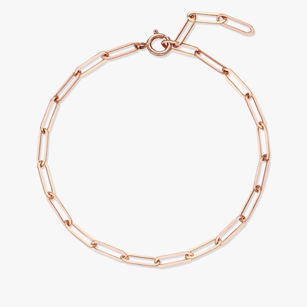 Casagold 14K Wide Clip Chain Bracelet Size S 14K rose gold_/ Size: 19CM
Casagold 14K Wide Clip Chain Bracelet Size S 14K rose gold_/ Size: 19CM