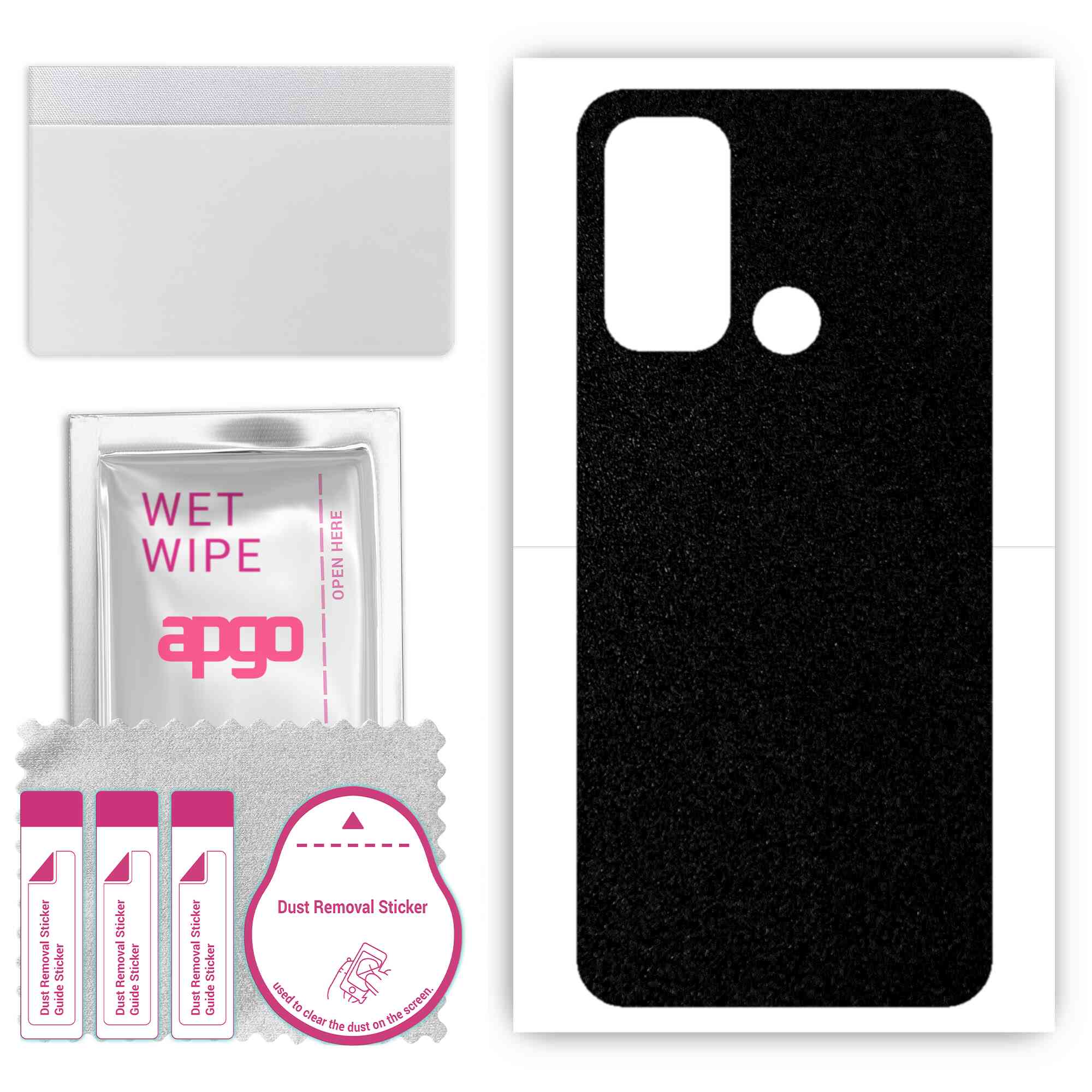 apgo Protective Skin Sticker for the back compatible with Oppo Reno 5A, Wrap Film, Foil, Vinyl - Pattern Matte Black
apgo Protective Skin Sticker for the back compatible with Oppo Reno 5A, Wrap Film, Foil, Vinyl - Pattern Matte Black
