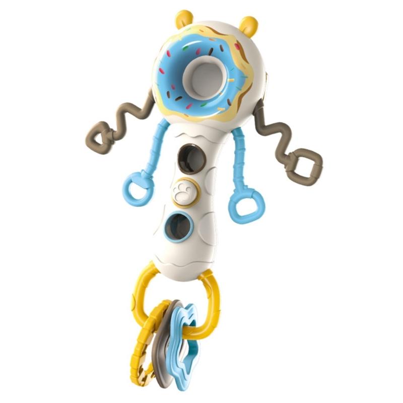 Baby Rattle Teether Toy for Teething Relief and Fine Motor Skill Enhancement Easy Grip Puller Rattle for Infant Chewing синій
Baby Rattle Teether Toy for Teething Relief and Fine Motor Skill Enhancement Easy Grip Puller Rattle for Infant Chewing синій