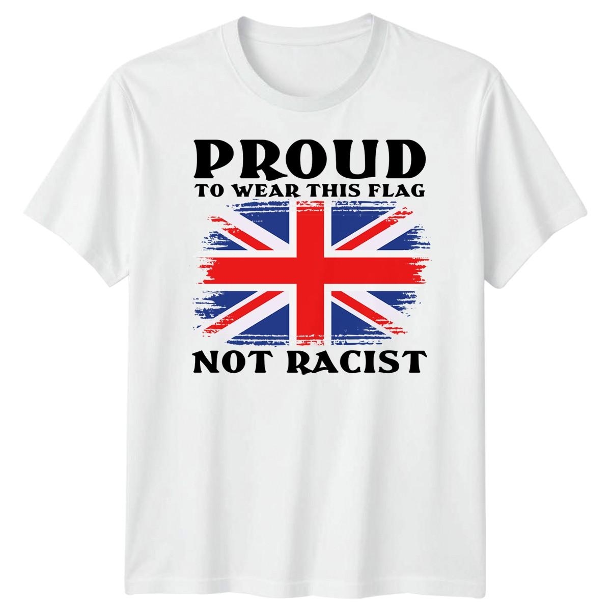 Union Jack Flag T-Shirt Immigration Football Printed Proud To Wear This Flag Top L
Union Jack Flag T-Shirt Immigration Football Printed Proud To Wear This Flag Top L