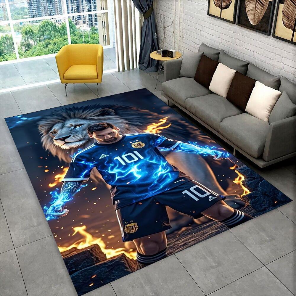 Goat Messi Football Sport Star Carpet Rug for Playroom Bedroom Living Room Sofa Home Decor,kids Game Area Rug Non-slip Floor Mat 40x60cm
Goat Messi Football Sport Star Carpet Rug for Playroom Bedroom Living Room Sofa Home Decor,kids Game Area Rug Non-slip Floor Mat 40x60cm