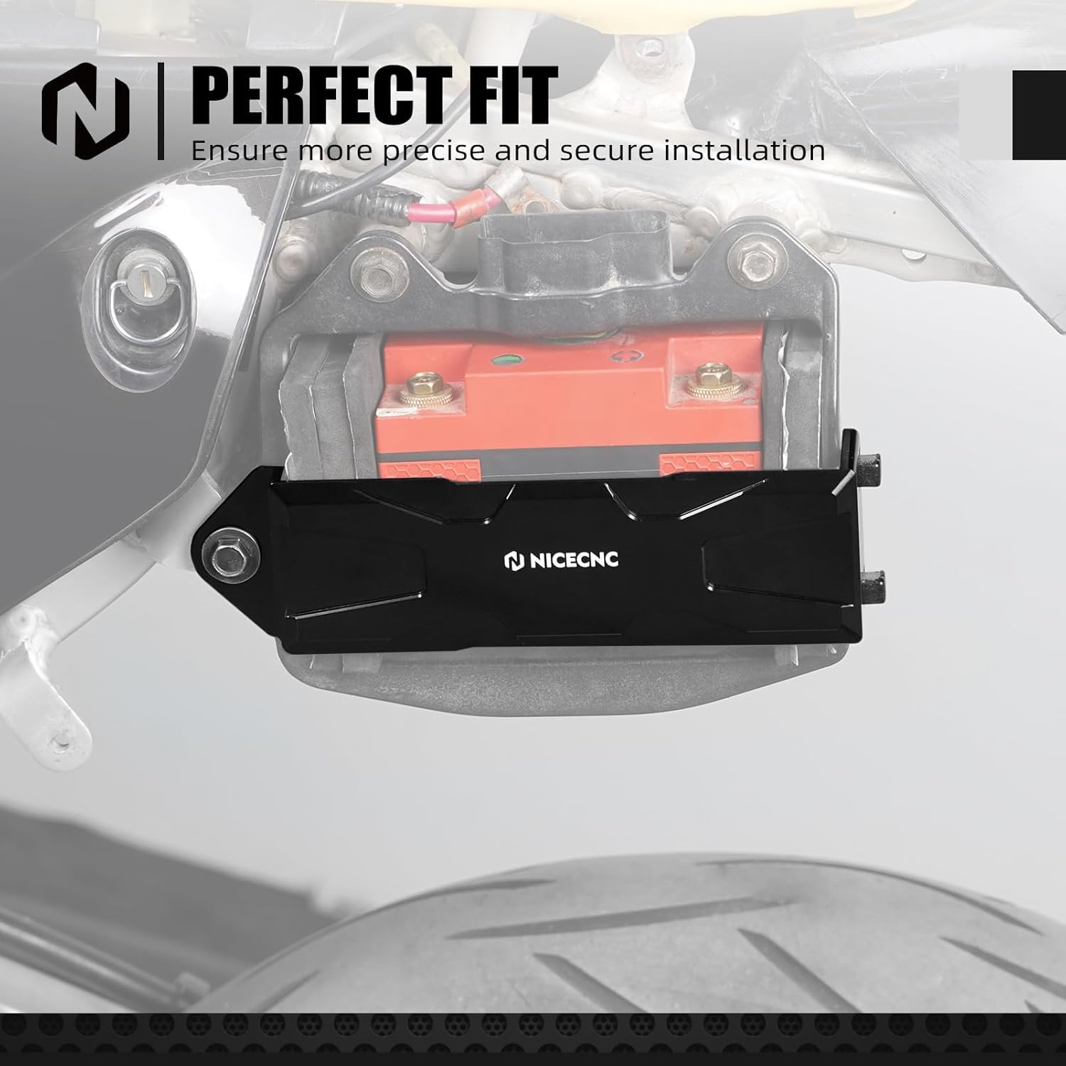 Черный кронштейн крепления аккумулятора, совместимый с Suzuki DRZ400 DRZ400E DRZ400E DRZ400SM 2000-2024, алюминий 6061, см. применимость
Черный кронштейн крепления аккумулятора, совместимый с Suzuki DRZ400 DRZ400E DRZ400E DRZ400SM 2000-2024, алюминий 6061, см. применимость