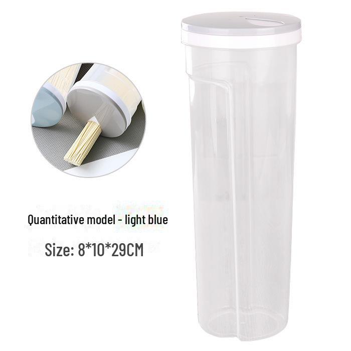 Прозрачная кухонная банка для хранения продуктов – Герметичный контейнер для лапши и зерна синий
Прозрачная кухонная банка для хранения продуктов – Герметичный контейнер для лапши и зерна синий