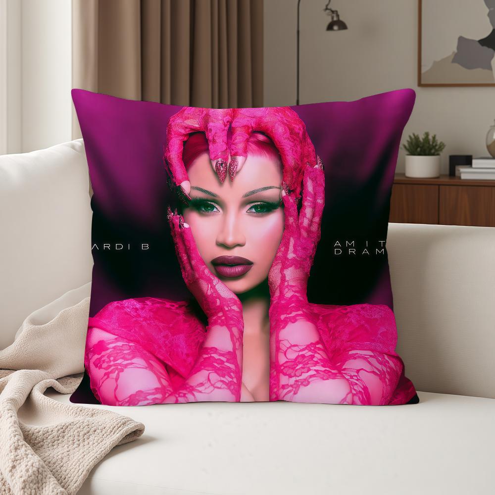 Singers Ccardi B Am I The Drama Pillow Case Suitable For Bedrooms Living Rooms Cars Home Decoration 30cmx30cm
Singers Ccardi B Am I The Drama Pillow Case Suitable For Bedrooms Living Rooms Cars Home Decoration 30cmx30cm