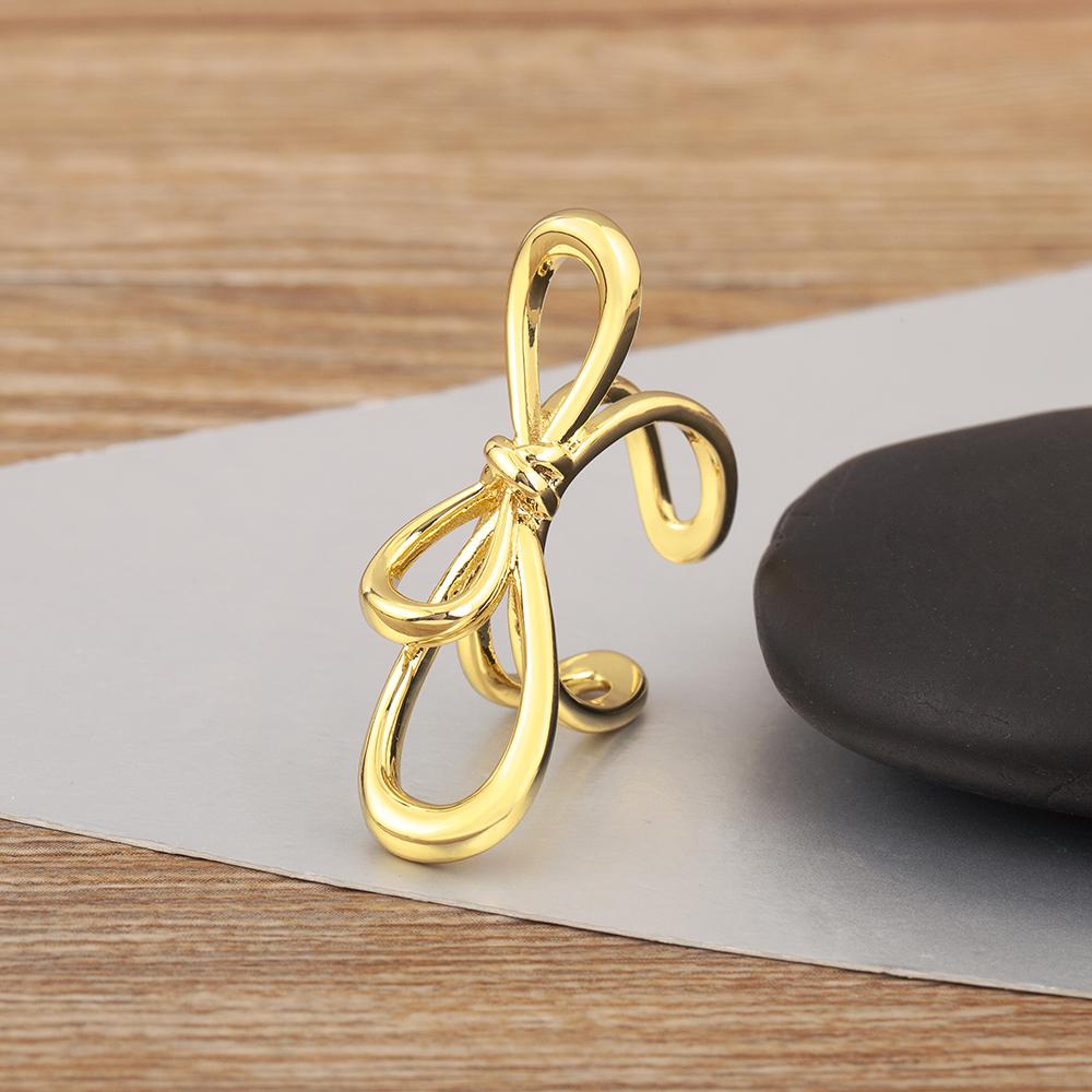 Nidin New Retro Romantic Bow Shape Open Rings Adjustable 5 Styles For Women Girl Shine Zircon Fancy Jewelry Anniversary Gifts
Nidin New Retro Romantic Bow Shape Open Rings Adjustable 5 Styles For Women Girl Shine Zircon Fancy Jewelry Anniversary Gifts