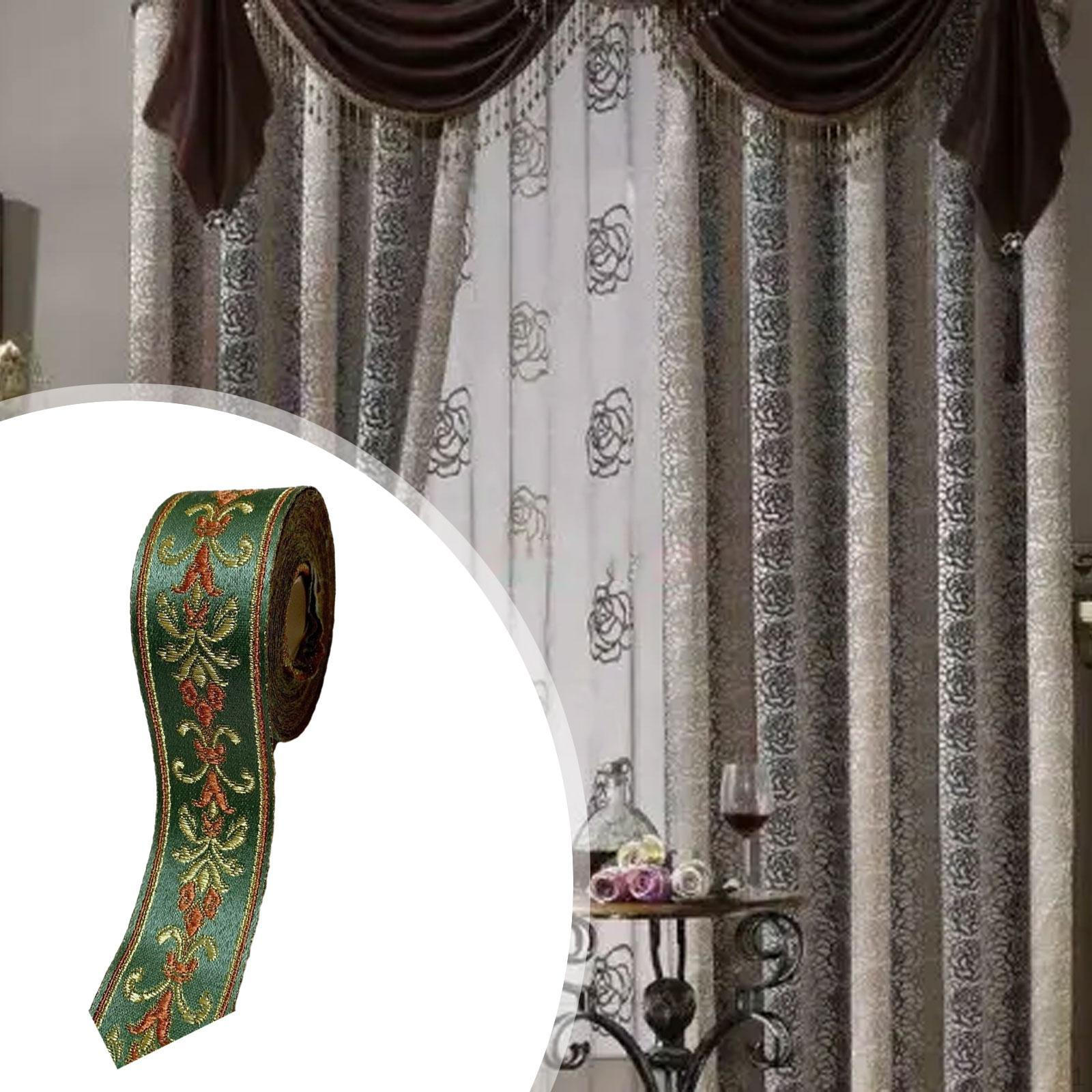 Ethnic Jacquard Band Decoration, 5 M, Curtain Decor, Embroidered Sewing Band, Fabric for Bags, Home зелений
Ethnic Jacquard Band Decoration, 5 M, Curtain Decor, Embroidered Sewing Band, Fabric for Bags, Home зелений