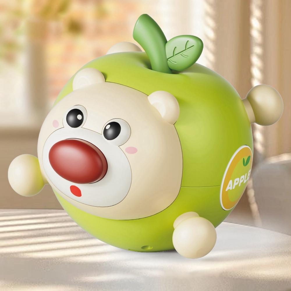 211AB Fruit Bear Tumbler Toy with Sound for 1-3 Years Baby Toy Teething Rattle Early Education Toys Green
211AB Fruit Bear Tumbler Toy with Sound for 1-3 Years Baby Toy Teething Rattle Early Education Toys Green