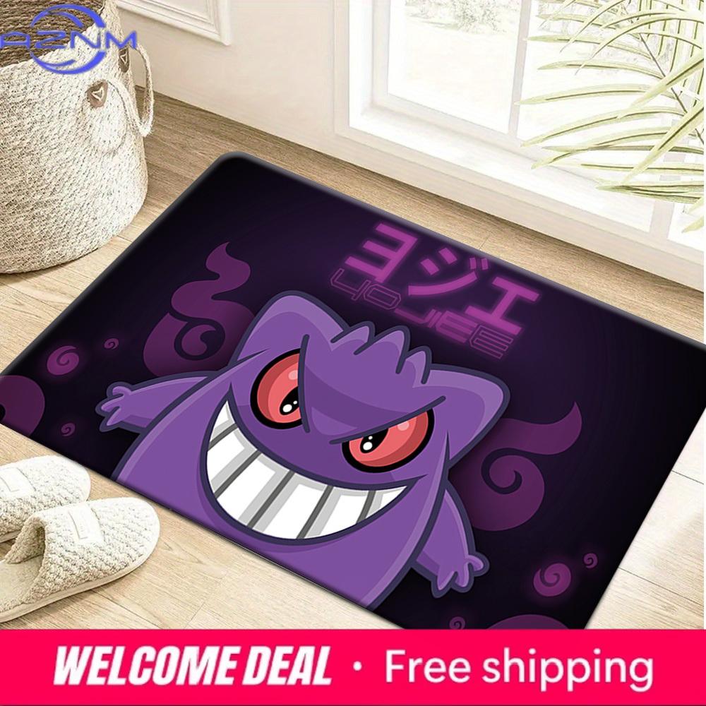 Anime Pokemon Gengar Purple Neon Style Print Non-slip Doormat, Soft Absorbent Floor Rug for Bathroom Bedroom Entrance, Home Deco 40cm x 60cm
Anime Pokemon Gengar Purple Neon Style Print Non-slip Doormat, Soft Absorbent Floor Rug for Bathroom Bedroom Entrance, Home Deco 40cm x 60cm