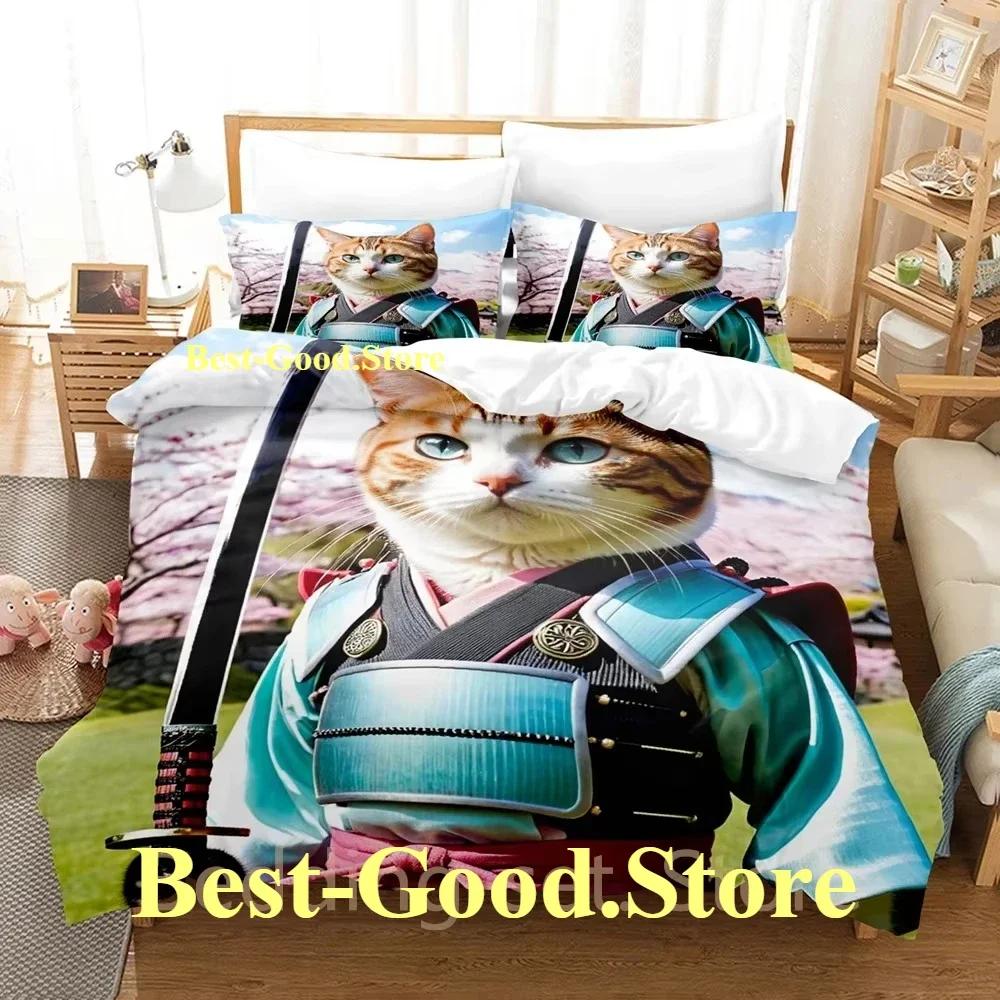 COL Samurai Cat Beding Set Single Twin Printed Bed Linen Set With Pilowcase Bed Soft Duvet Cover Soft Single Double Quen King-Sized Dimensionsd 135*200cm Eu-Single
COL Samurai Cat Beding Set Single Twin Printed Bed Linen Set With Pilowcase Bed Soft Duvet Cover Soft Single Double Quen King-Sized Dimensionsd 135*200cm Eu-Single