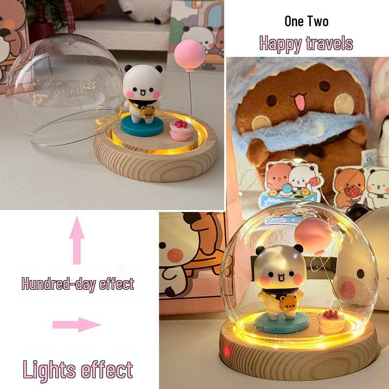 One Two Bubu Cute Luminous Glass Christmas Crystal Ball Night Light Gift for Girls & Best Friends Glass Ball Light - Basic Foam Packaging
One Two Bubu Cute Luminous Glass Christmas Crystal Ball Night Light Gift for Girls & Best Friends Glass Ball Light - Basic Foam Packaging