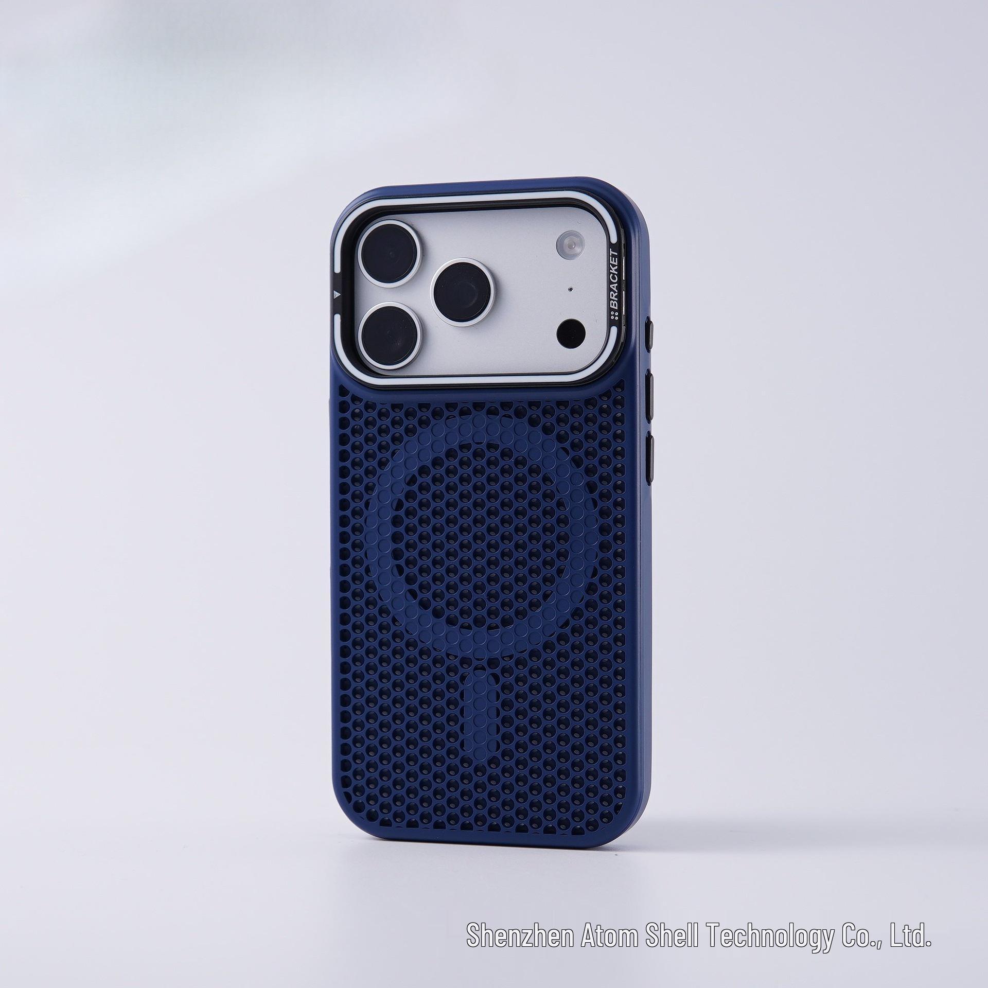 Honeycomb Heat Dissipation Stand for iPhone 17 Pro Max Magnetic & Drop-Proof Protective Case iPhone 15 Pro
Honeycomb Heat Dissipation Stand for iPhone 17 Pro Max Magnetic & Drop-Proof Protective Case iPhone 15 Pro