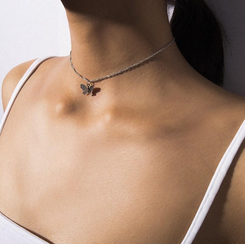 Zircon Butterfly Pendant Choker Light Luxury Aesthetic Niche Clavicle Silver-plated Necklace Jewelry For Women Gifts
Zircon Butterfly Pendant Choker Light Luxury Aesthetic Niche Clavicle Silver-plated Necklace Jewelry For Women Gifts