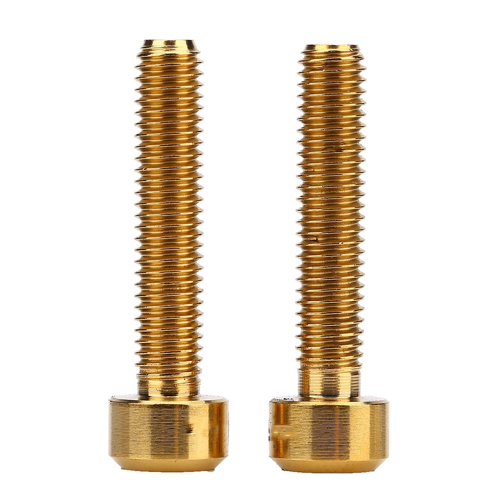 2pcsset M5x25mm Titanium Alloy Bicycle Brake Handle Fixed Bolts Mountain Bike Screws (gold)
2pcsset M5x25mm Titanium Alloy Bicycle Brake Handle Fixed Bolts Mountain Bike Screws (gold)